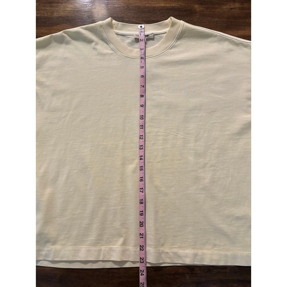 Madewell Women’s XL Boxy Crop Tee 100% Cotton Allday Jersey Oversized Relaxed - Picture 7 of 7